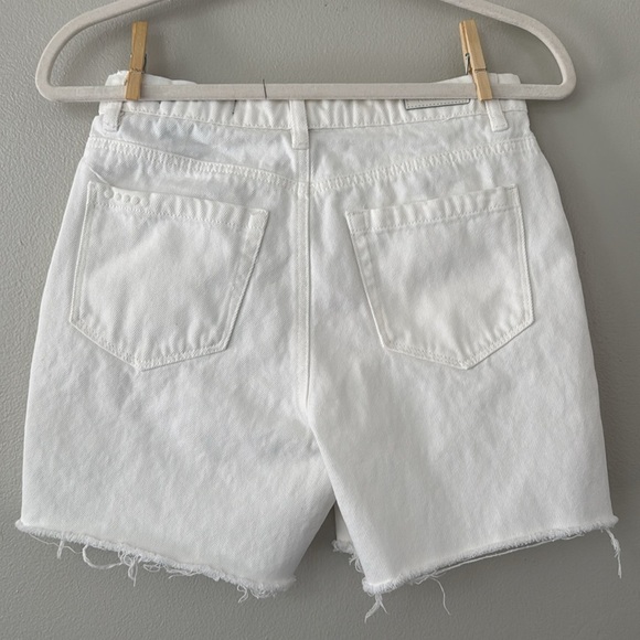Blank NYC The Warren High Rise Denim Short - 26 - White - Picture 2 of 4
